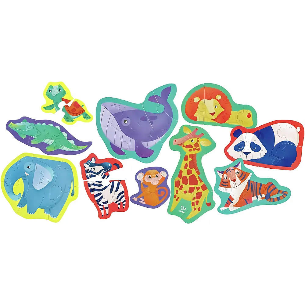 meinspielzeug - Hape Dschungel-Freunde-Puzzle