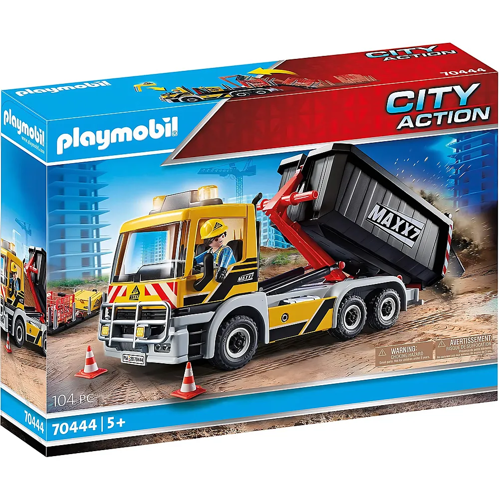 PLAYMOBIL City Action LKW mit Wechselaufbau 70444