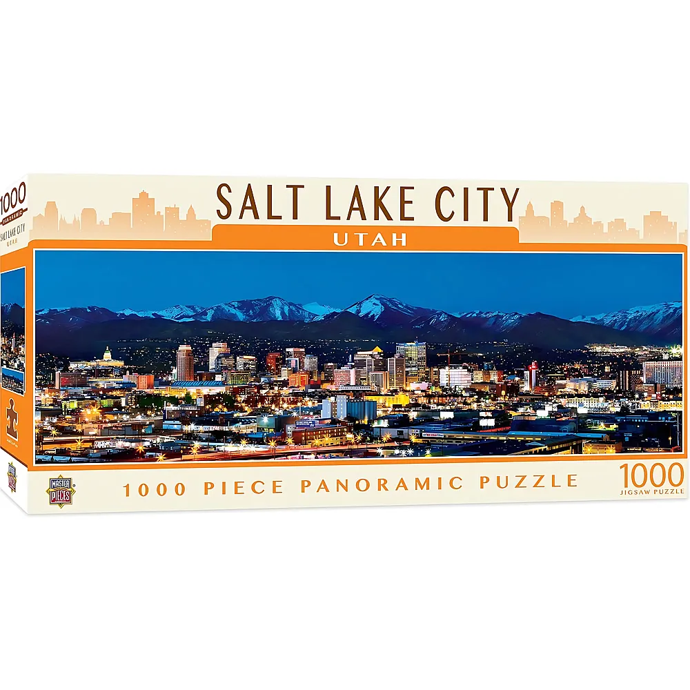 Master Pieces Puzzle Panorama Salt Lake City, Utah - 1000 Teile