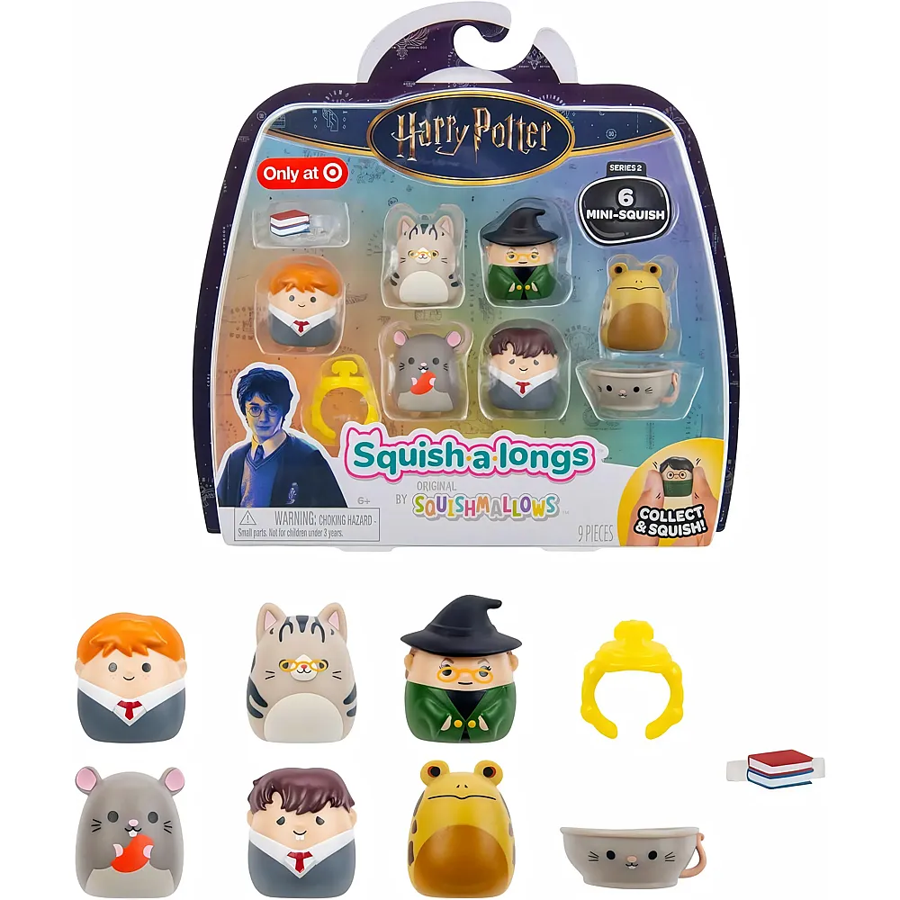 Squishmallows Squish-a-longs Harry Potter Mini-Squish
