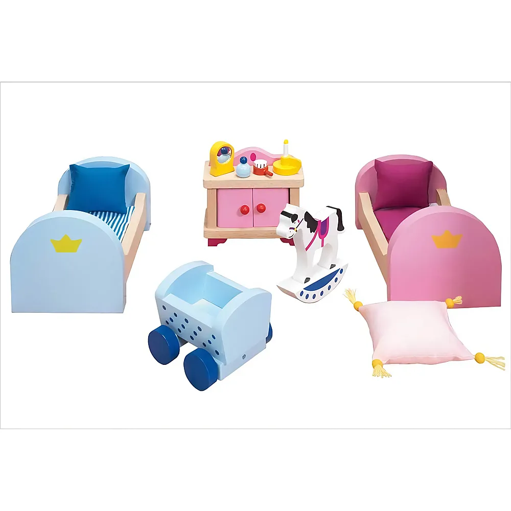 Goki Puppenm�bel Schloss Kinderzimmer - Puppenh�user