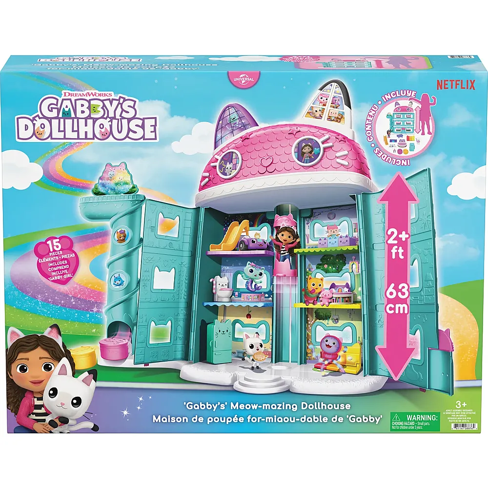 Spin Master Gabby's D. Puppenhaus 63 cm Gabby's Dollhouse
