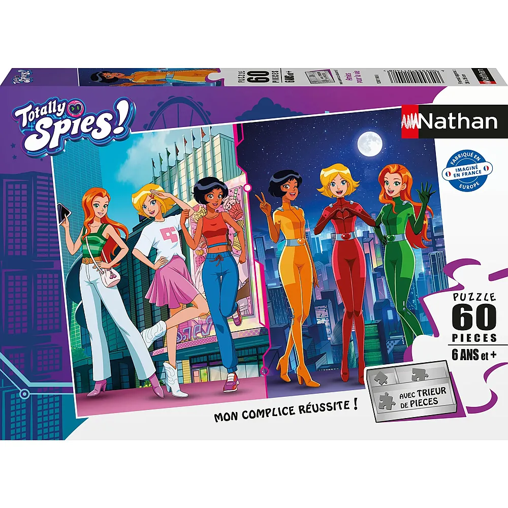 Nathan Puzzle Freunde f�rs Leben / Totally Spies - 60 Teile