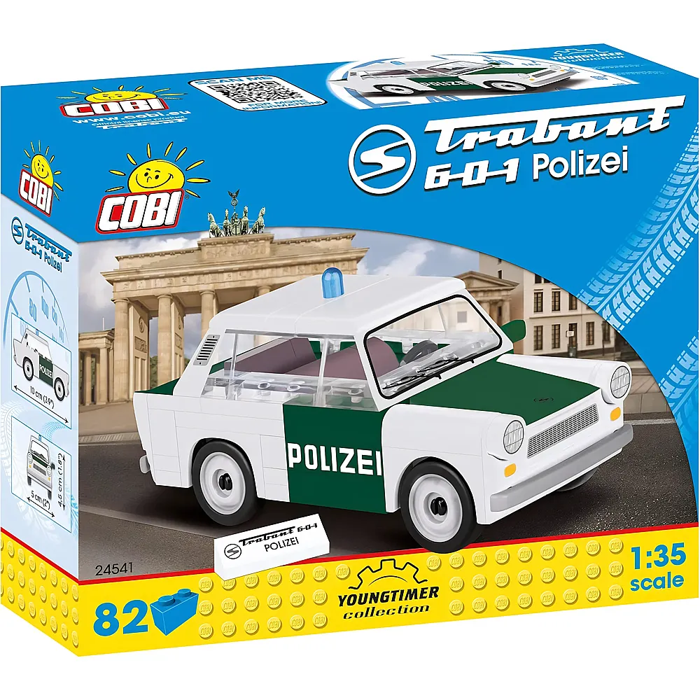 COBI Youngtimer Collection Trabant 601 Polizei COB24541
