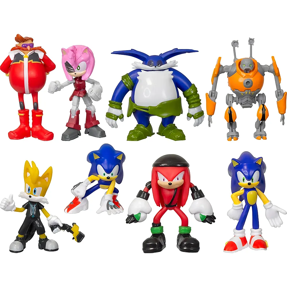 Lansay 8er Set Sonic Prime Figuren - 6 cm