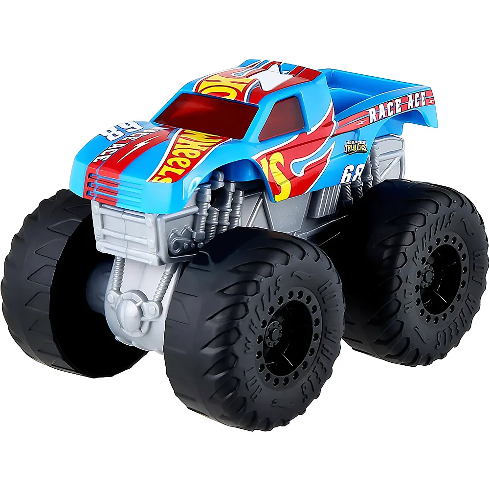 Hot Wheels Monster Trucks Race Ace mit Licht & Sound - 1:43