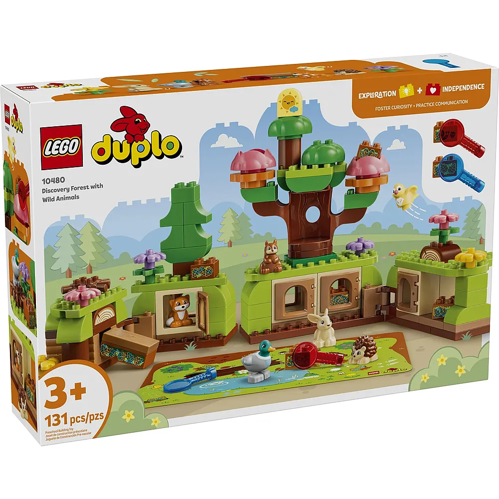 LEGO DUPLO Stadt Wald mit wilden Tieren 10480