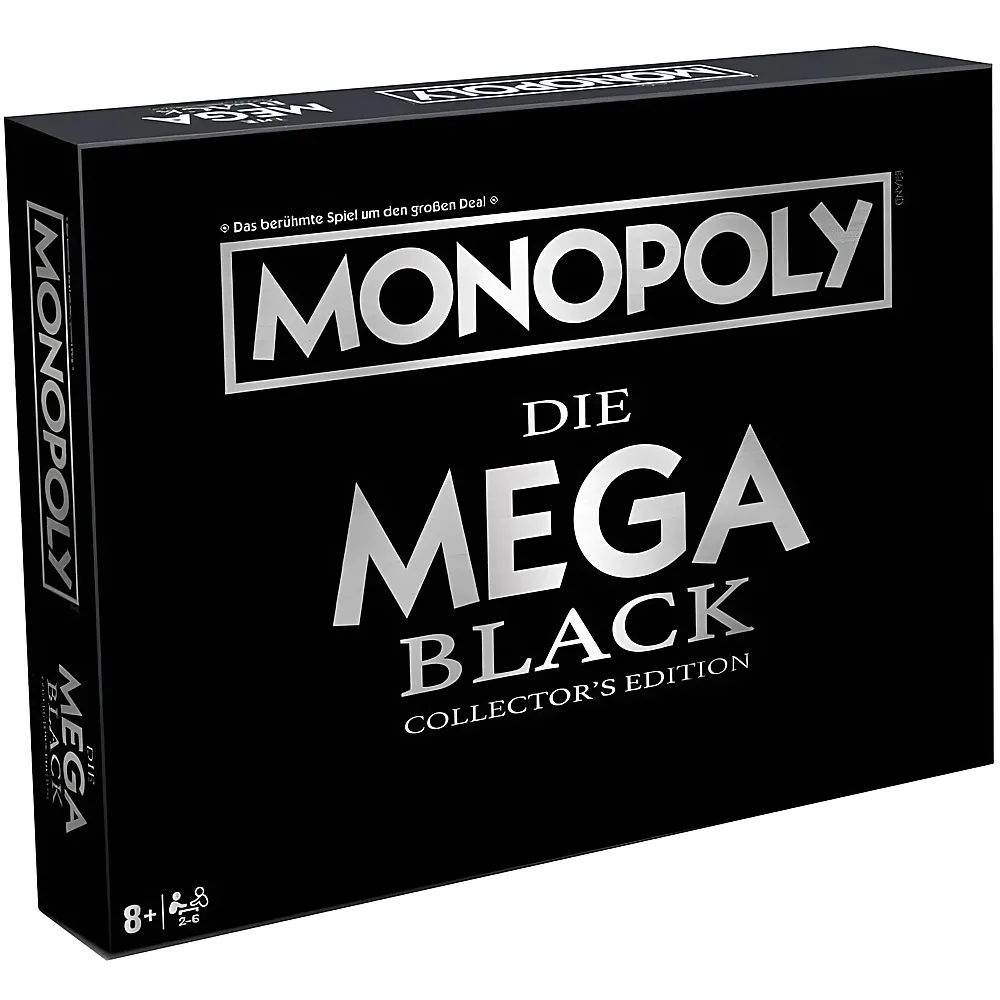 Winning Moves Monopoly - Die Mega Black Collector's Edition DE
