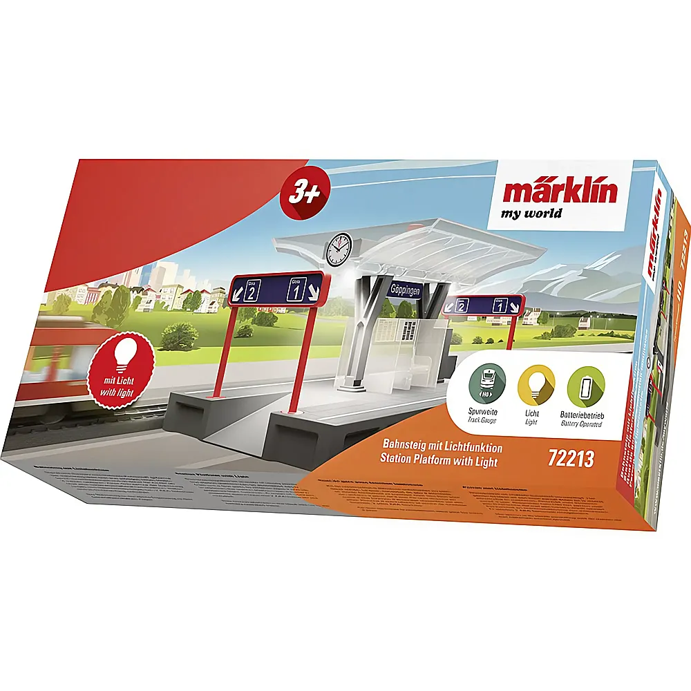 M�rklin my world Bahnsteig mit Licht