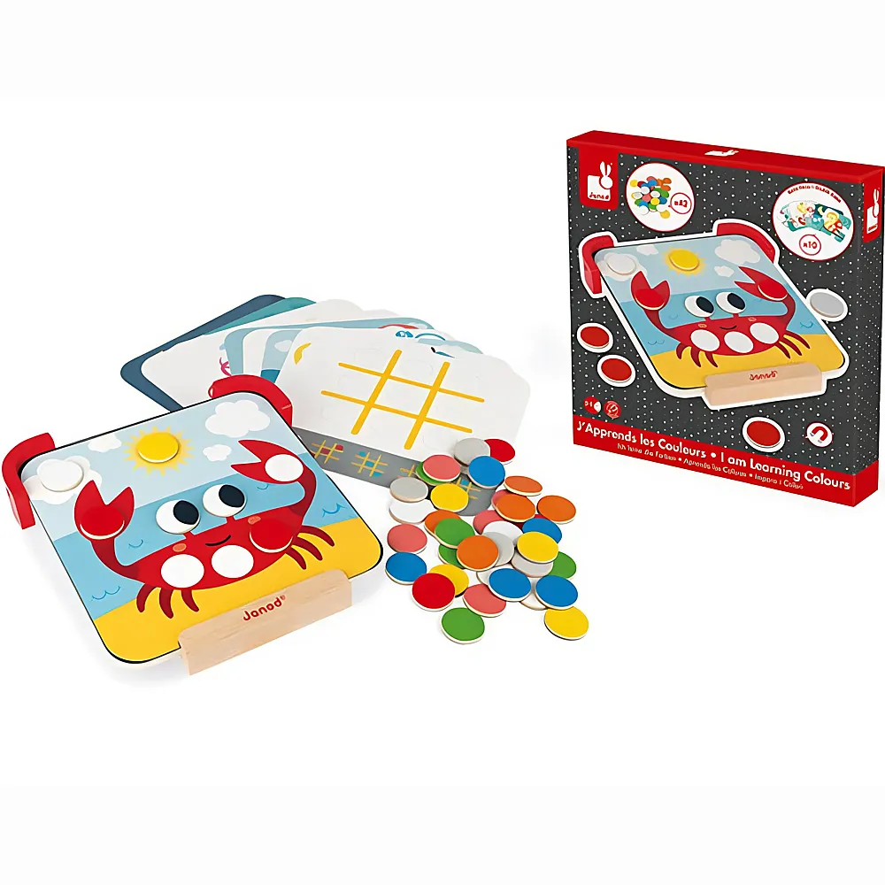 Janod Spiele Magnetspiel Farben und Formen | Kinderbrettspiele