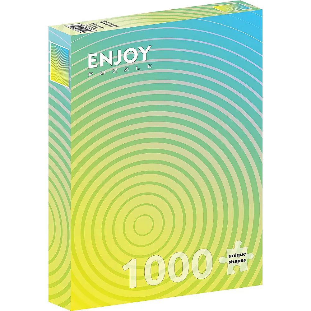 Enjoy Puzzle Circle Gradient Number Four - 1000 Teile