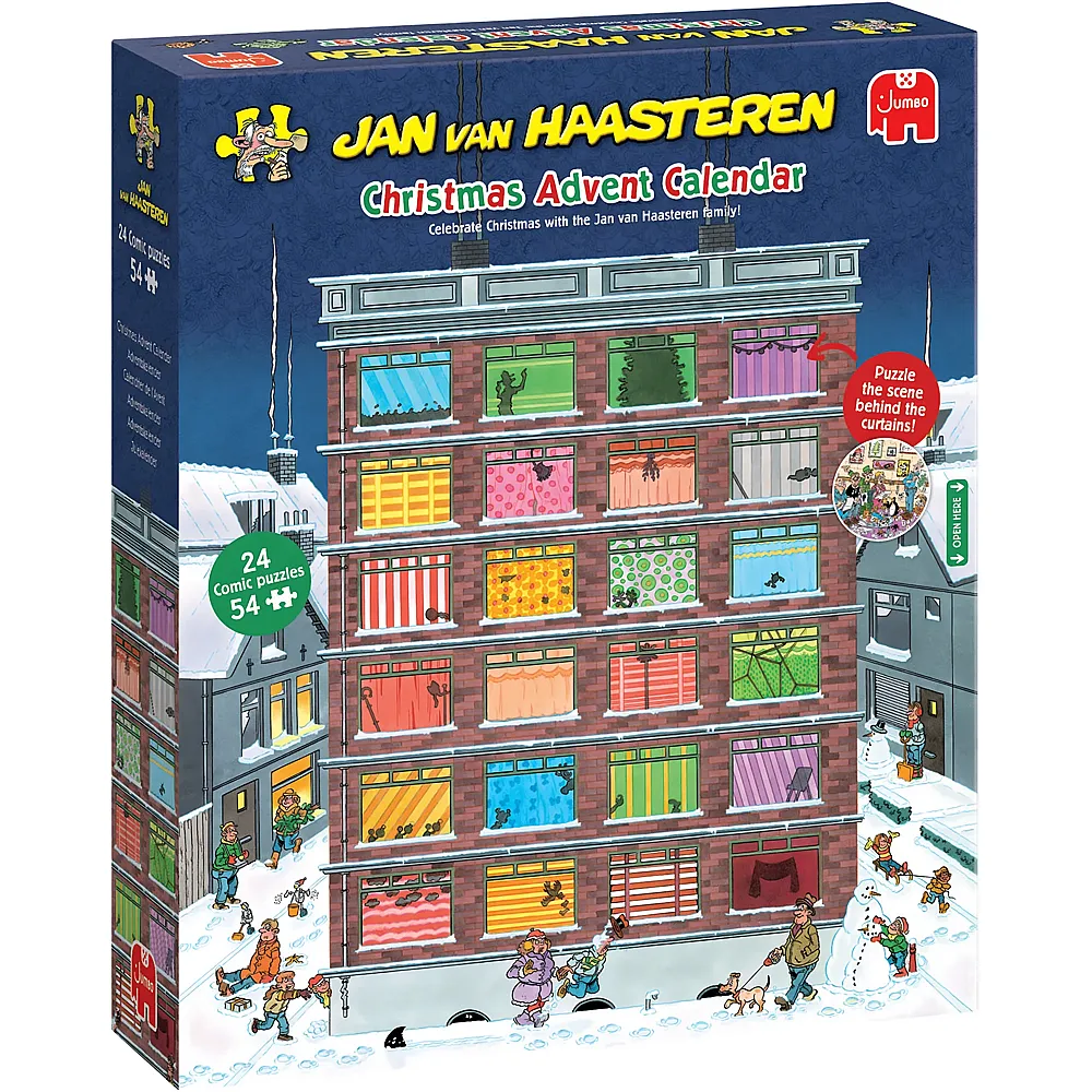 Jumbo Puzzle Adventskalender Jan van Haasteren