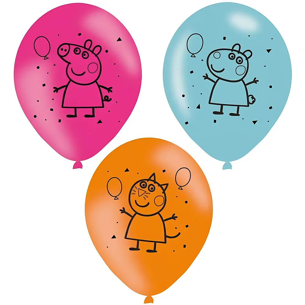 Amscan Ballone Peppa Pig 6Teile