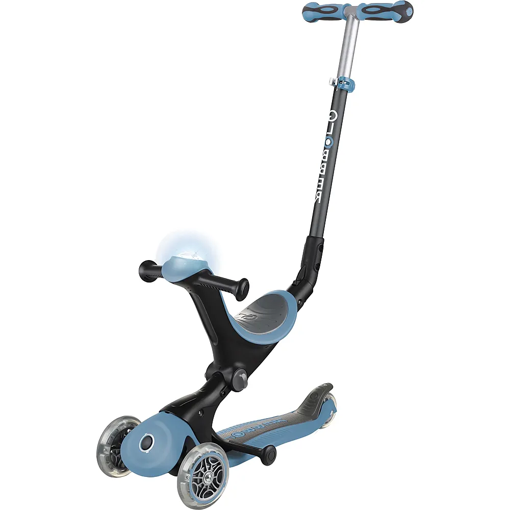 Globber Scooter Go Up Deluxe Play Ascheblau