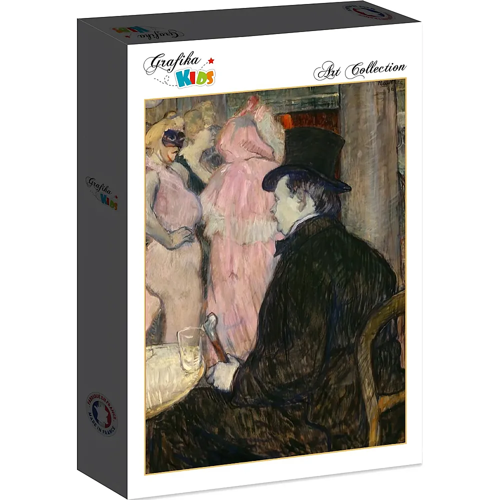 Grafika Puzzle Art Collection Henri de Toulouse-Lautrec Grafika Kids Maxime Dethomas, 1896 - 12 Teile