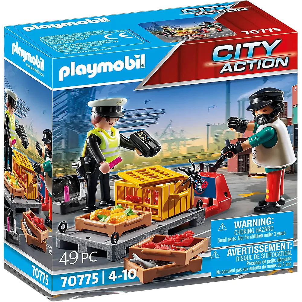 PLAYMOBIL City Action Cargo Zollkontrolle 70775