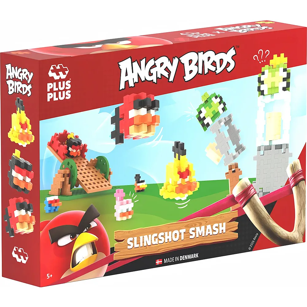Plus-Plus 300 Kreativ Bausteine Angry Birds Schleuder