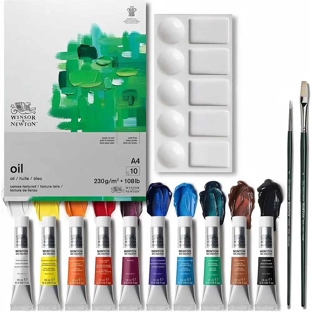 Winsor & Newton W&n Winton Huile Set Les Essentiels DE L'huile 14pcs