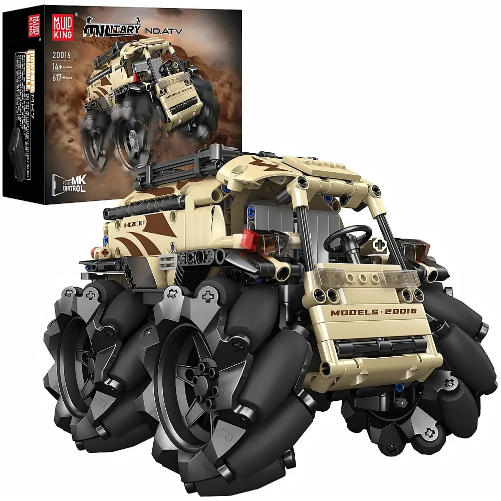 Mould King Military Mecanum ATV 20016 | Klemmbausteine Milit�r