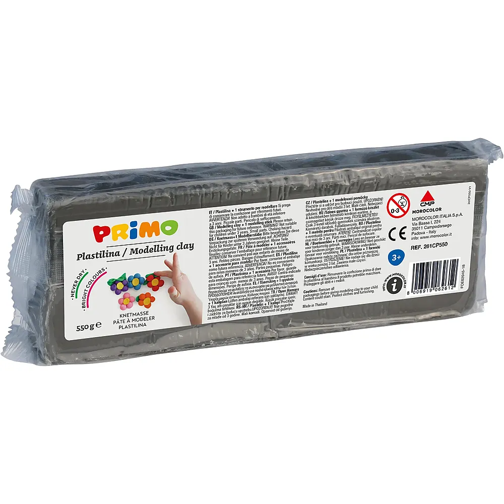 Primo Knetmasse Grau - 550 g