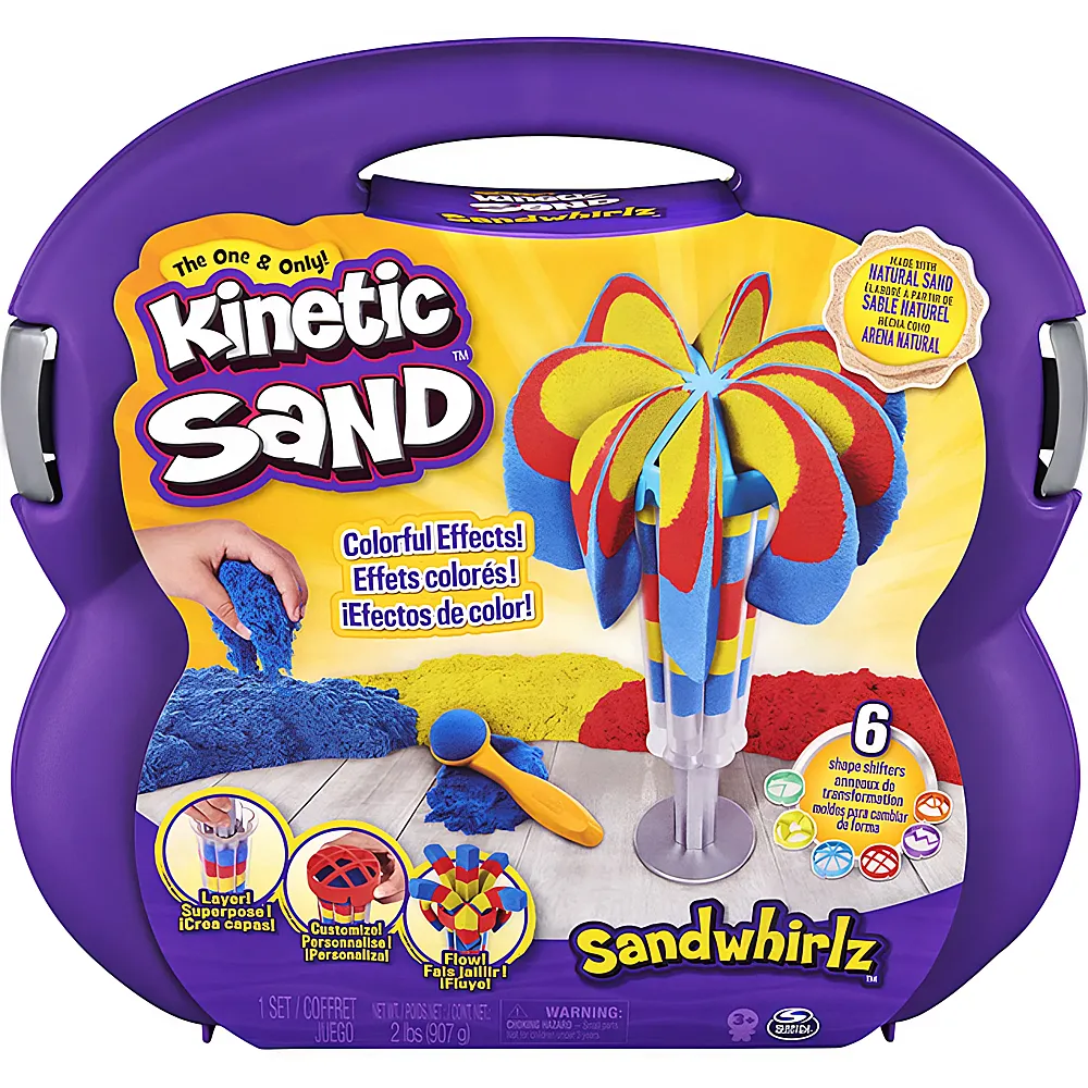 Spin Master Kinetic Sand Whirlz Set 907g