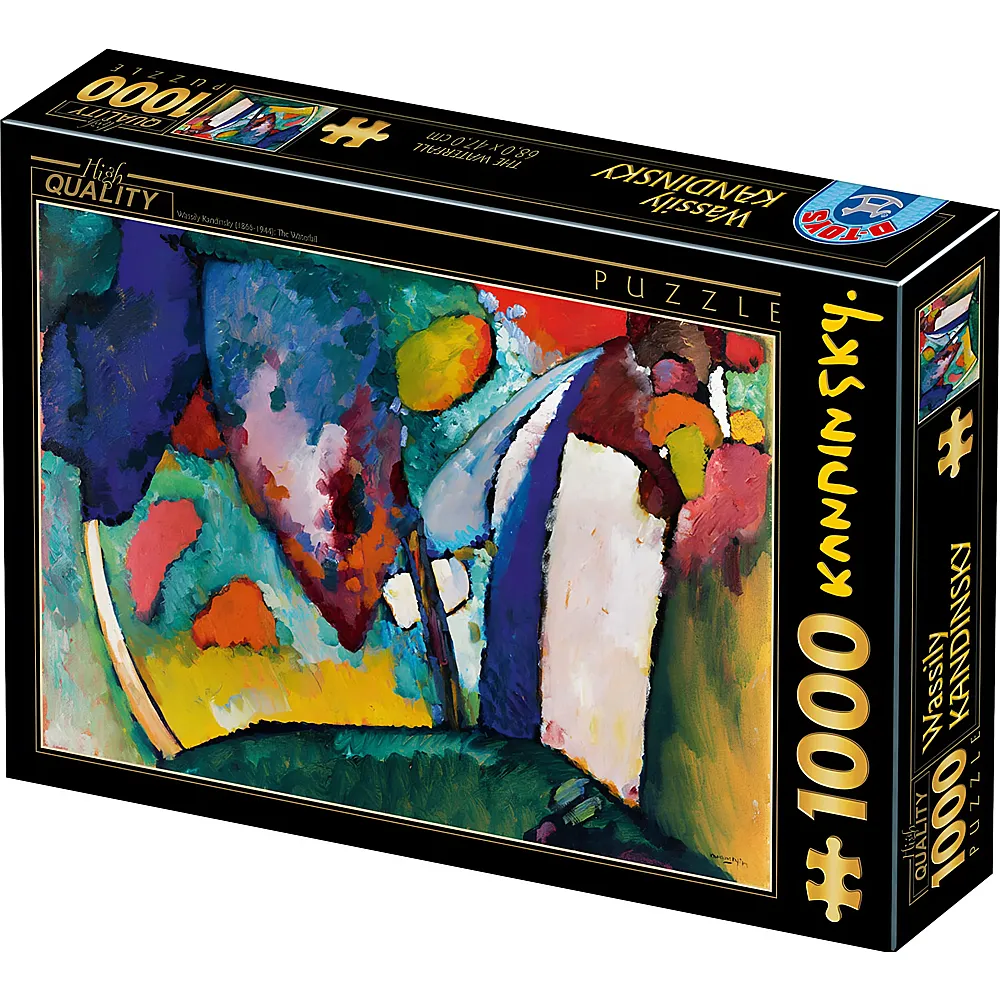 DToys Puzzle Vassily Kandinsky Der Wasserfall - 1000 Teile