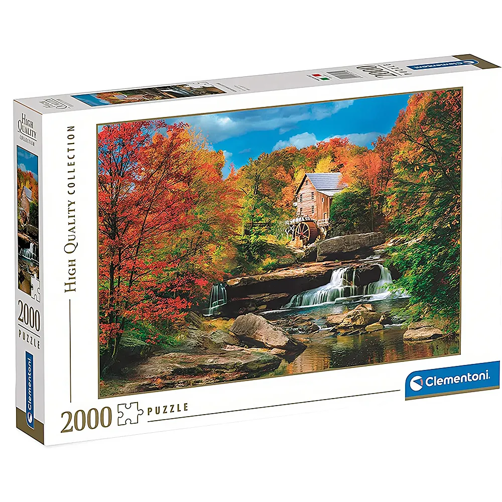 Clementoni Puzzle High Quality Collection Glade Creek Grist Mill 2000Teile