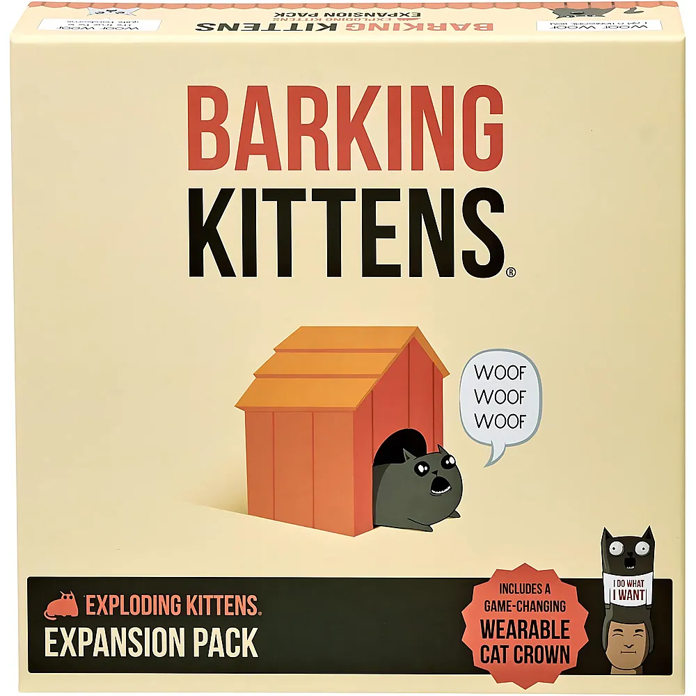 Exploding Kittens Barking Kittens Expansion Bellende K�tzchen