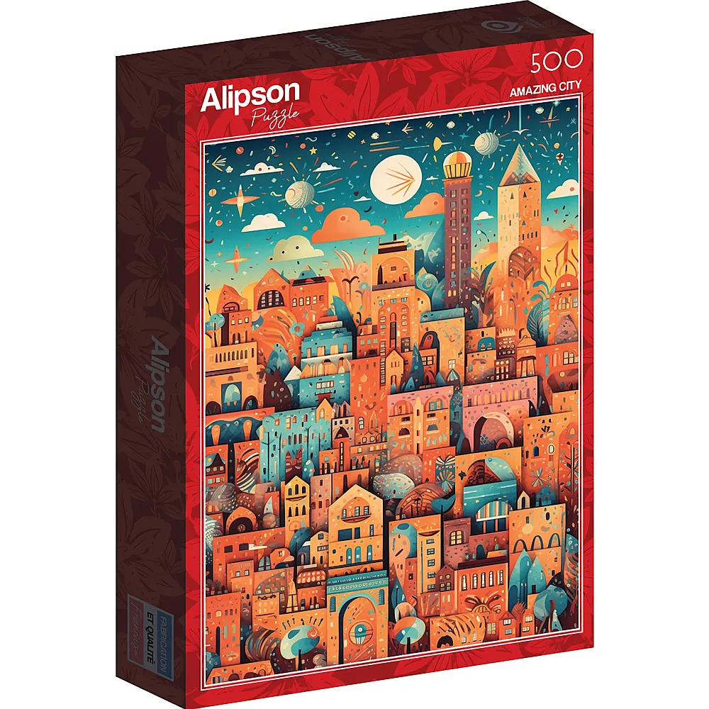 Alipson Puzzle Erstaunliche Stadt - 500 Teile