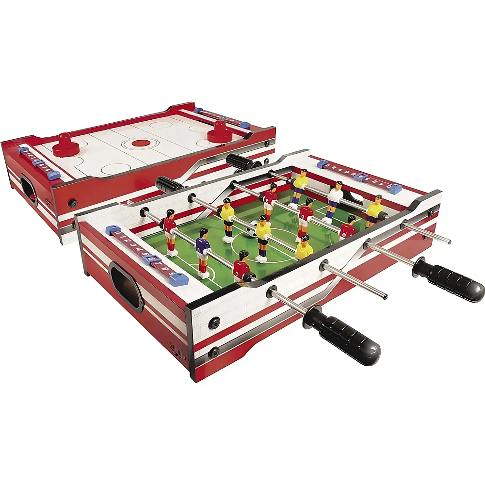 Carromco 2in1 Multigame Spieltisch Tischhockey/Airhockey