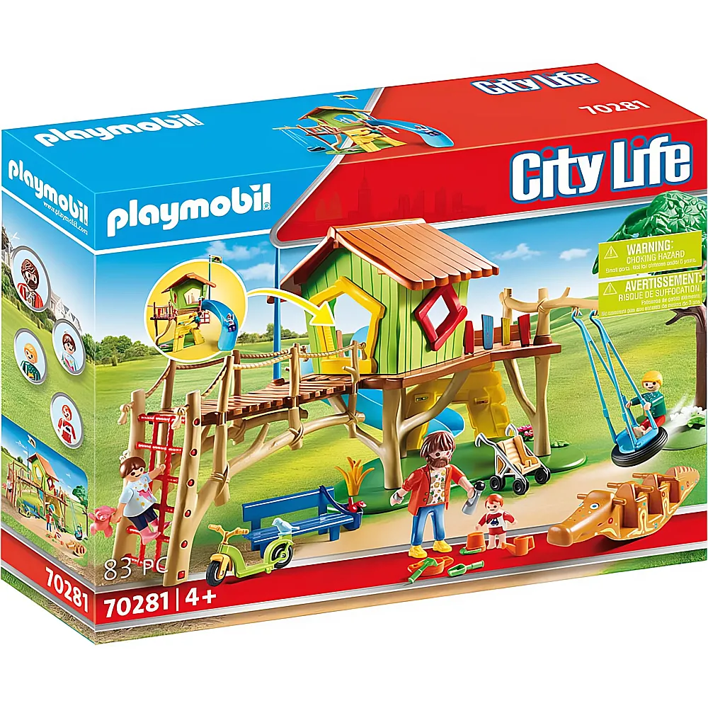 PLAYMOBIL City Life KiTa Abenteuerspielplatz 70281