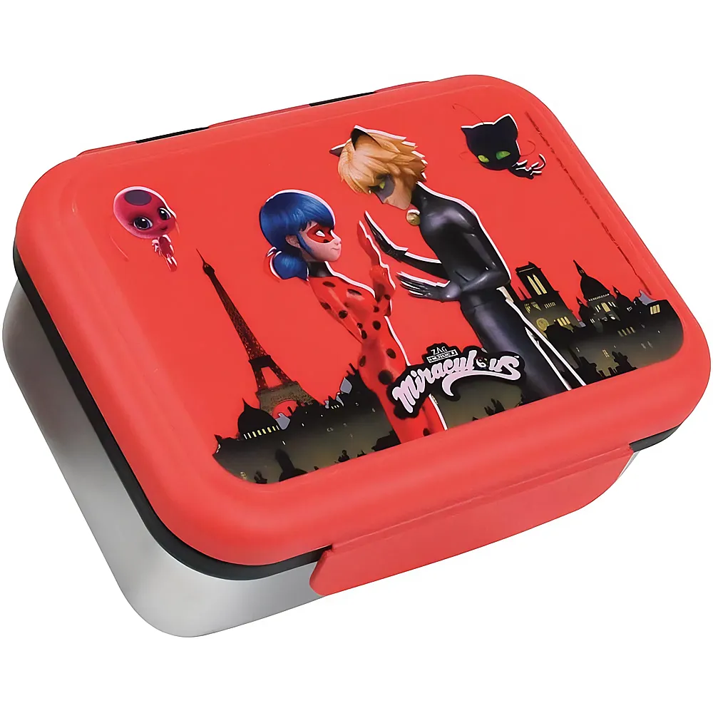 Fun House Miraculous Ladybug Brotdose Edelstahl