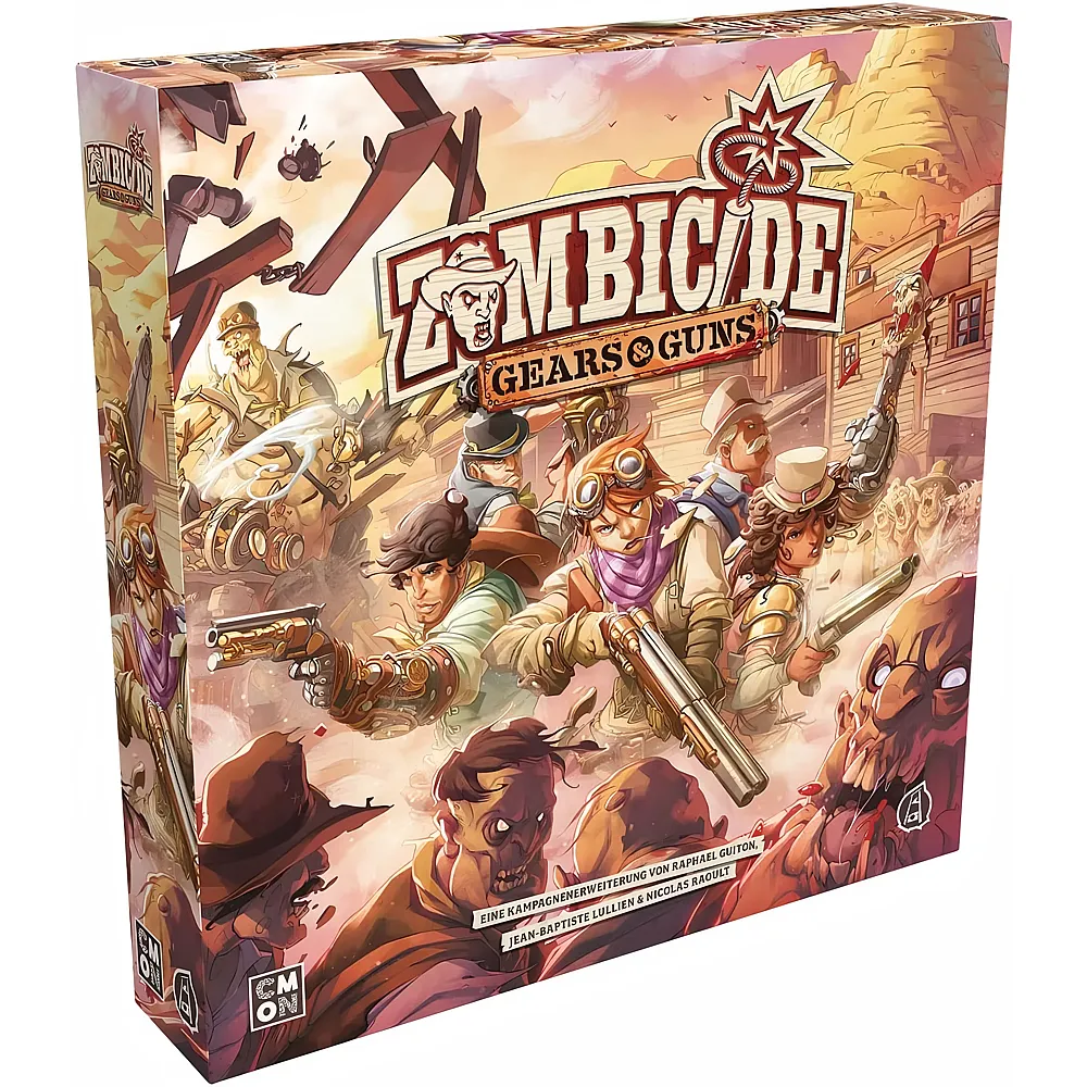 CMON Zombicide Undead or Alive  Gears & Guns Erweiterung DE