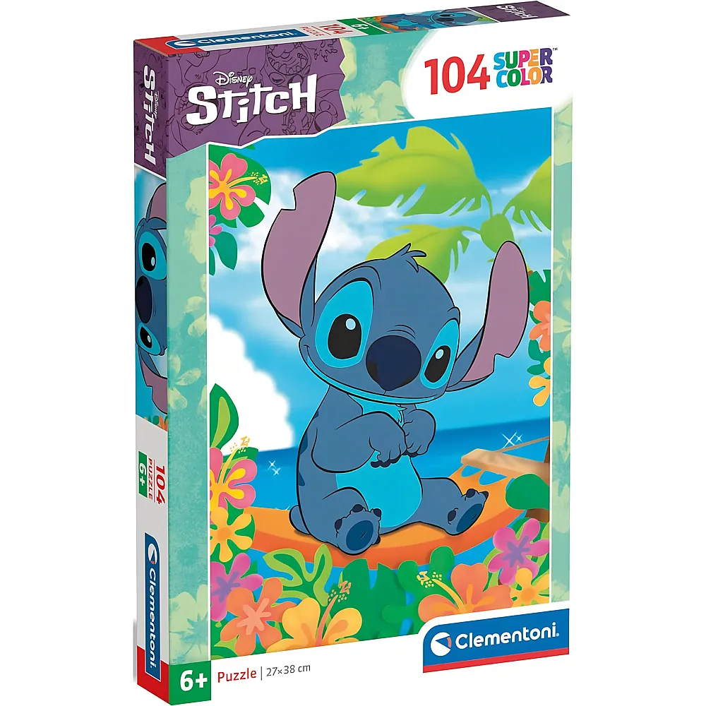 Clementoni Puzzle Supercolor Lilo & Stitch Stitch 104Teile