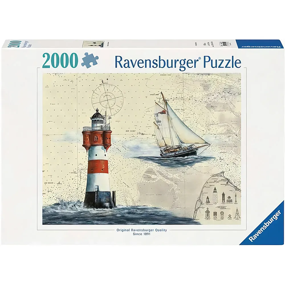 Ravensburger Puzzle Romantischer Leuchtturm 2000Teile