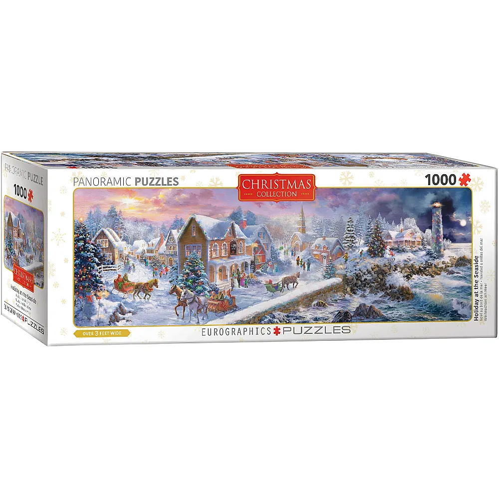 Eurographics Puzzle Christmas Collection Nicky Boheme - Holiday at the Seaside - 1000 Teile