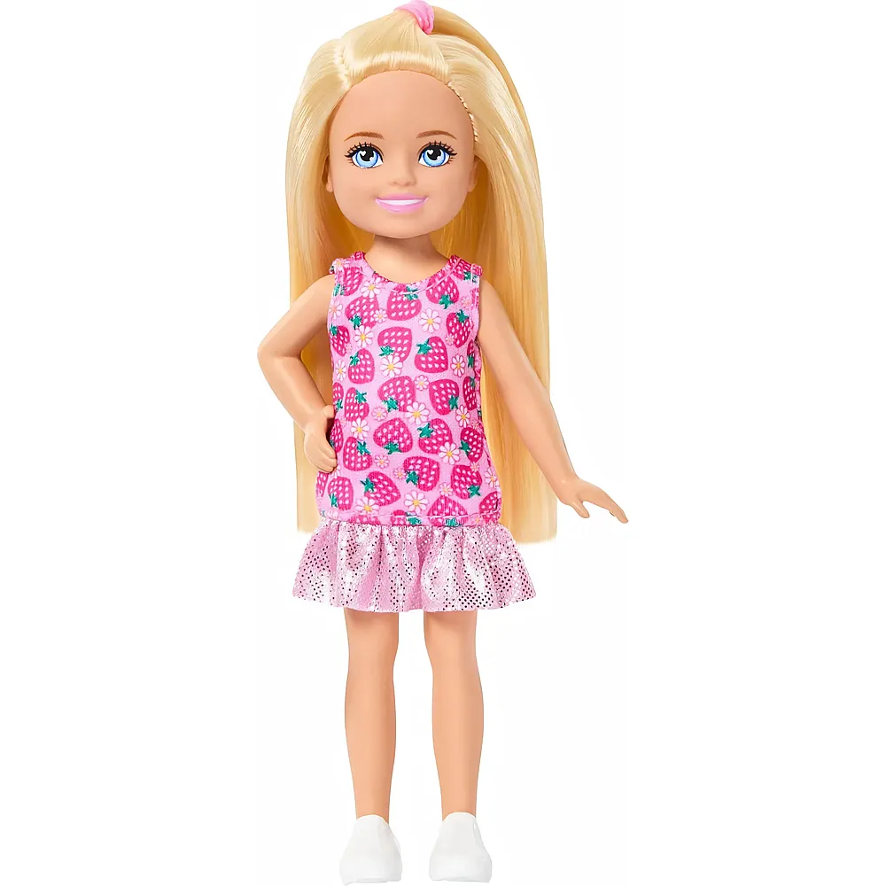 Barbie Chelsea Puppe mit blondem Haar und abnehmbarem Kleid