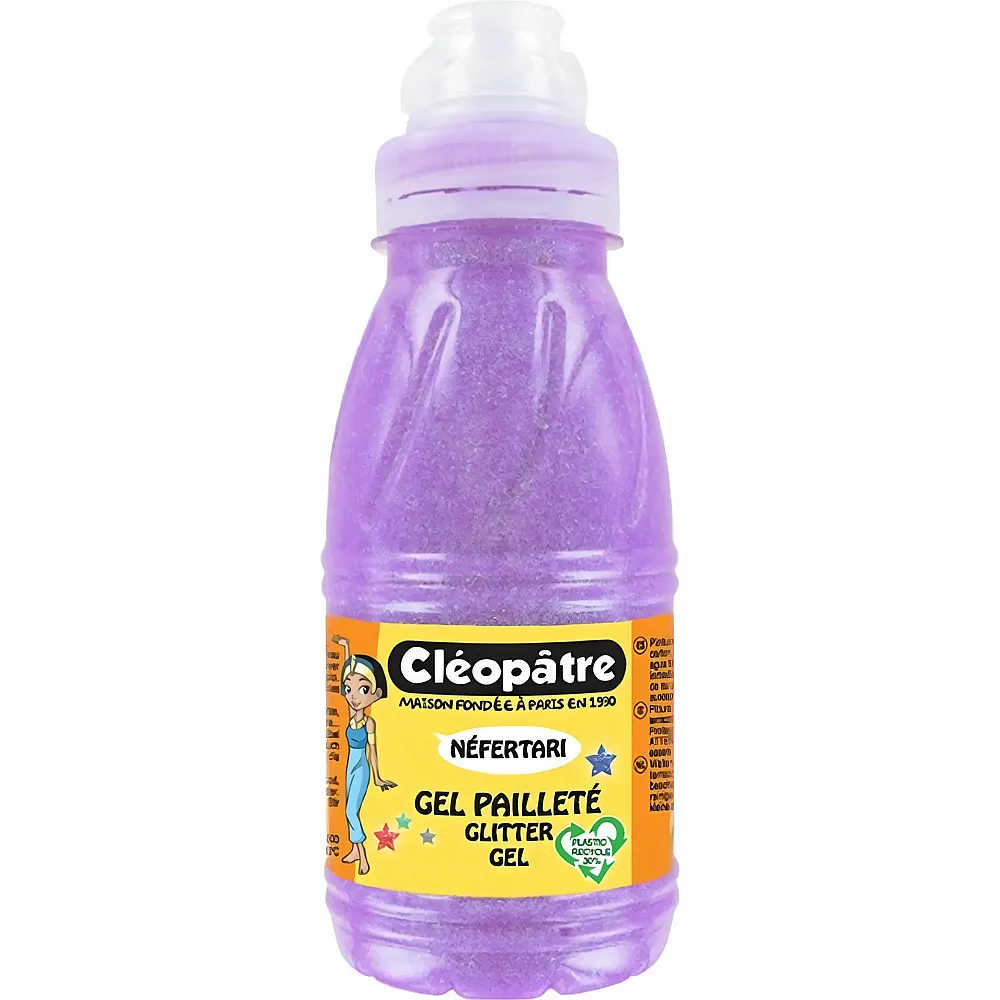 Cleopatre Nefertari Glitter-gel � Farbloses Gel Mit Glitter 250ml Neon