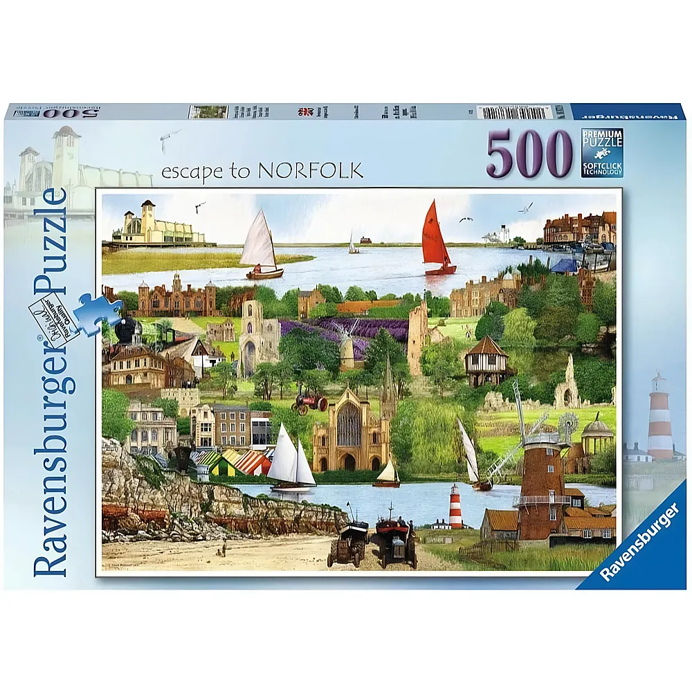 Ravensburger Puzzle Escape to Norfolk - 500 Teile