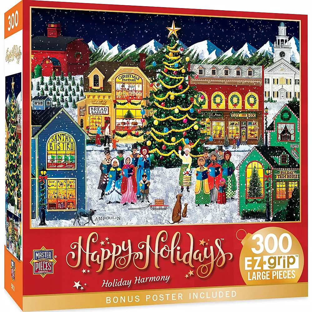 Master Pieces Puzzle Happy Holidays Weihnachtsstimmung 300Teile