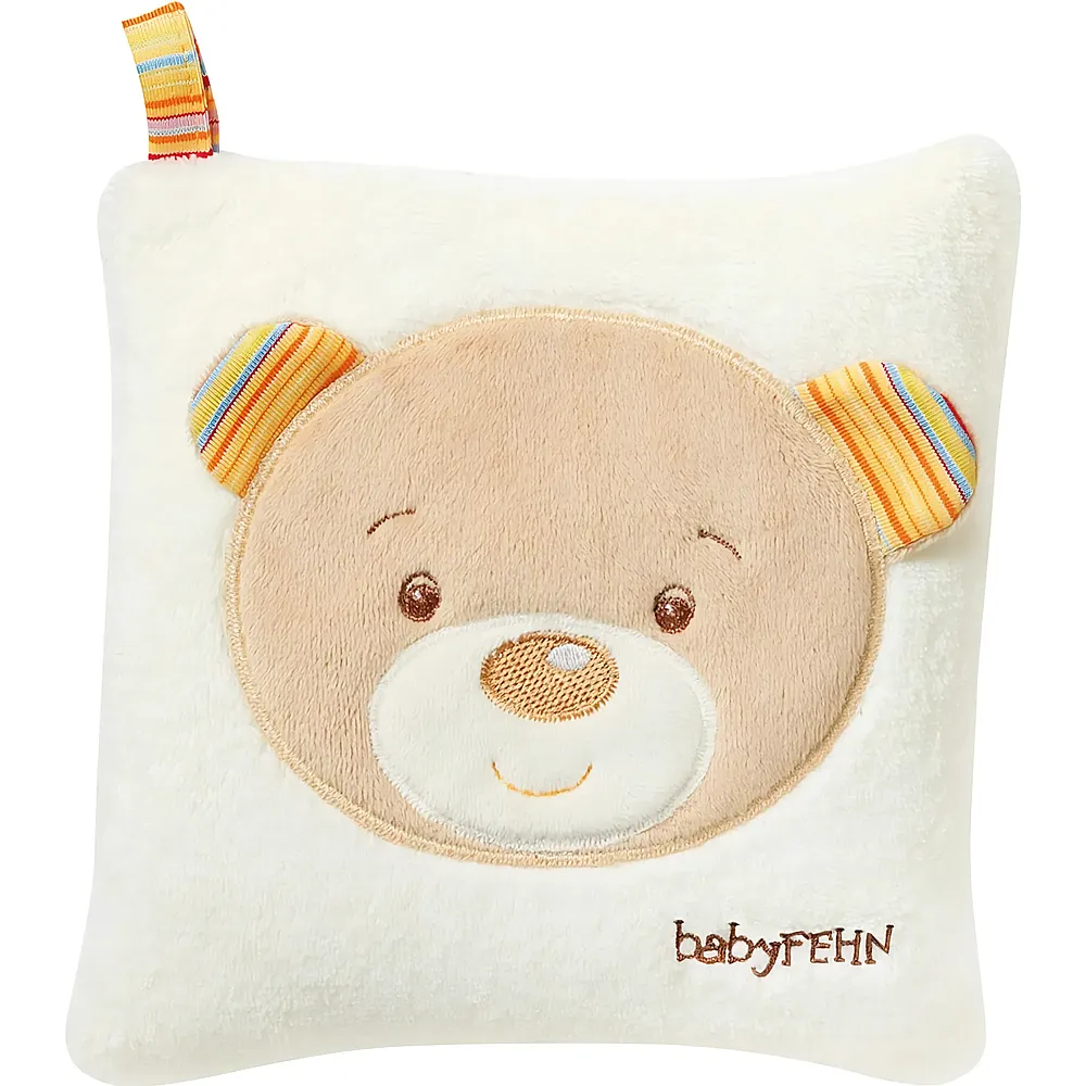 meinspielzeug - Fehn Kirschkernkissen Baby Teddy 17x17cm | Schlafen