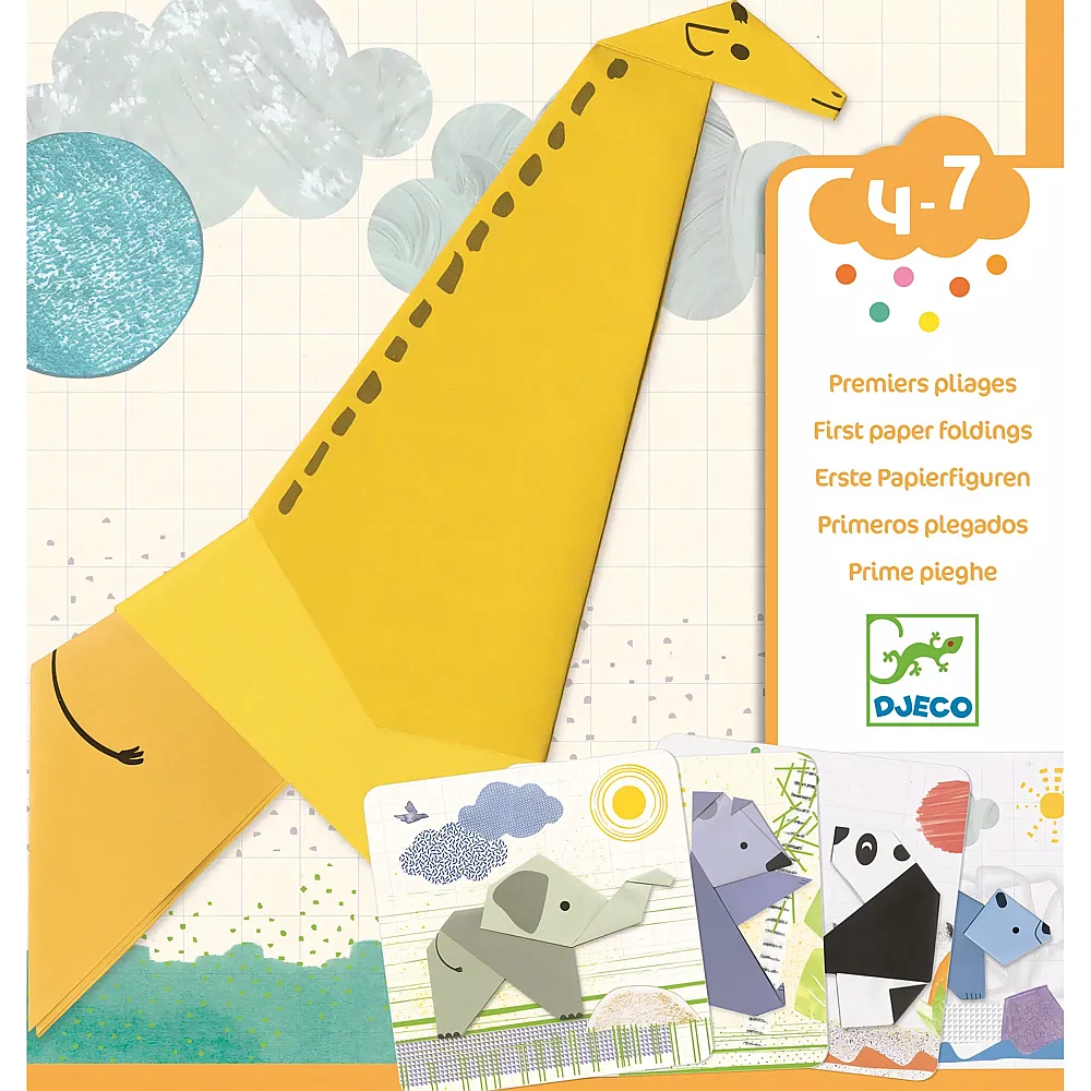 Djeco Erste Papierfiguren Tiere