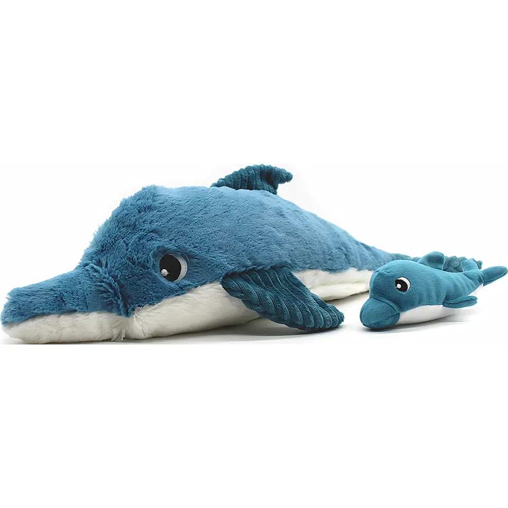 Les D�glingos Tofou die Delfin-Mama mit Baby - 54 cm
