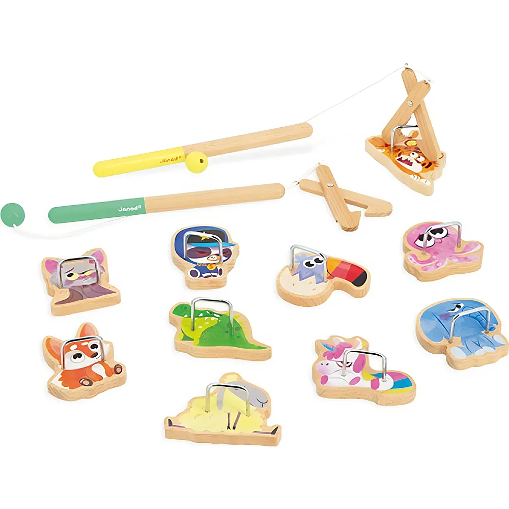 Janod Spiele Angelspiel Fische Applepop