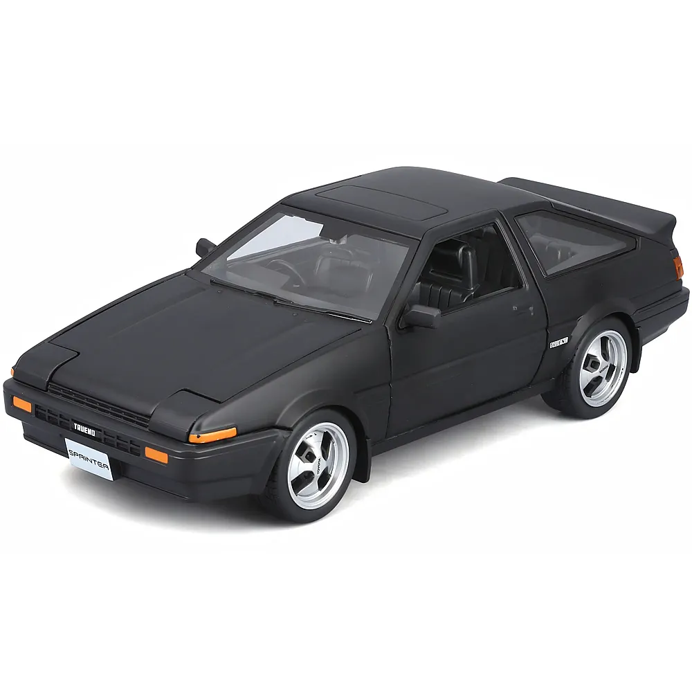 Maisto 1:24 Toyota Sprinter Trueno AE86 Schwarz