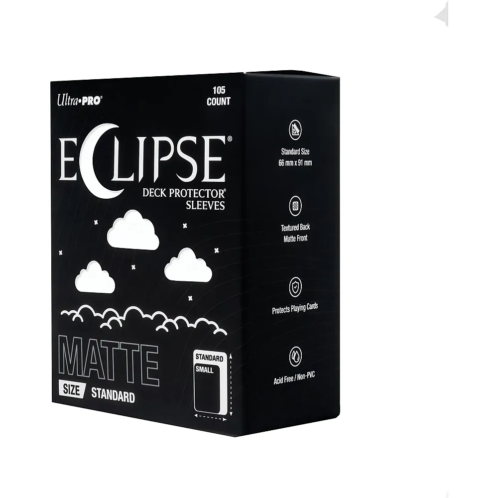Ultra Pro ECLIPSE Matte White Deck Protector Sleeves Standard 105 - Brands