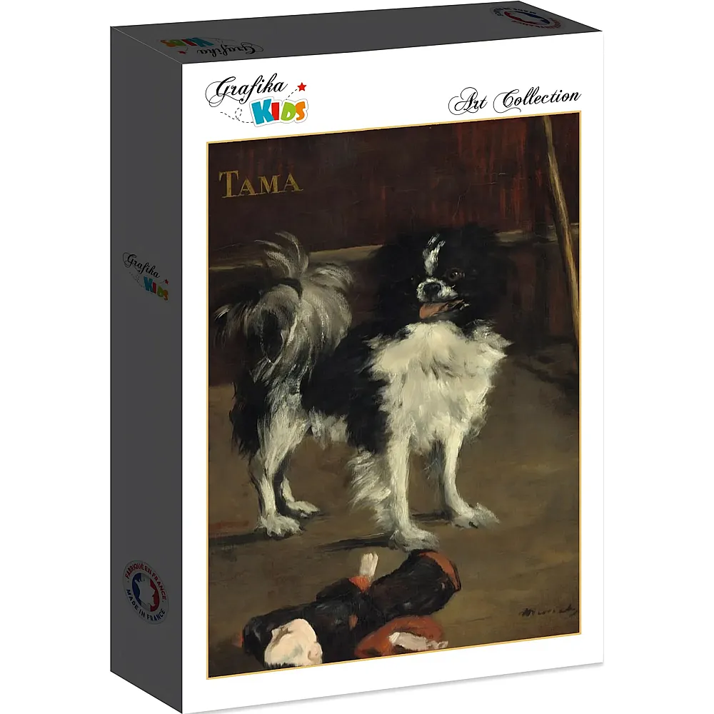 Grafika Puzzle Art Collection Edouard Manet Grafika Kids Tama: The Japanese Dog, 1875 - 12 Teile
