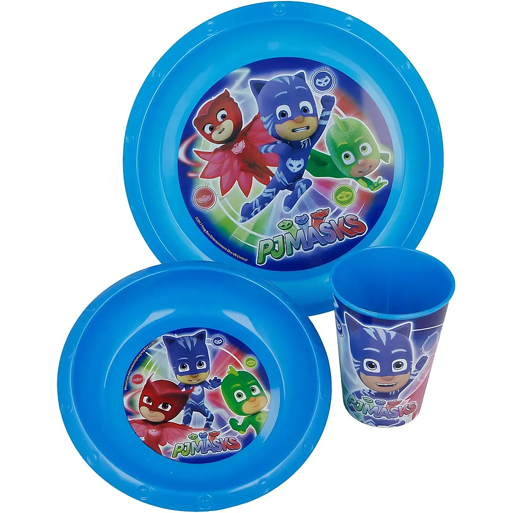 Stor PJ Masks Set de repas - 3 pi�ces