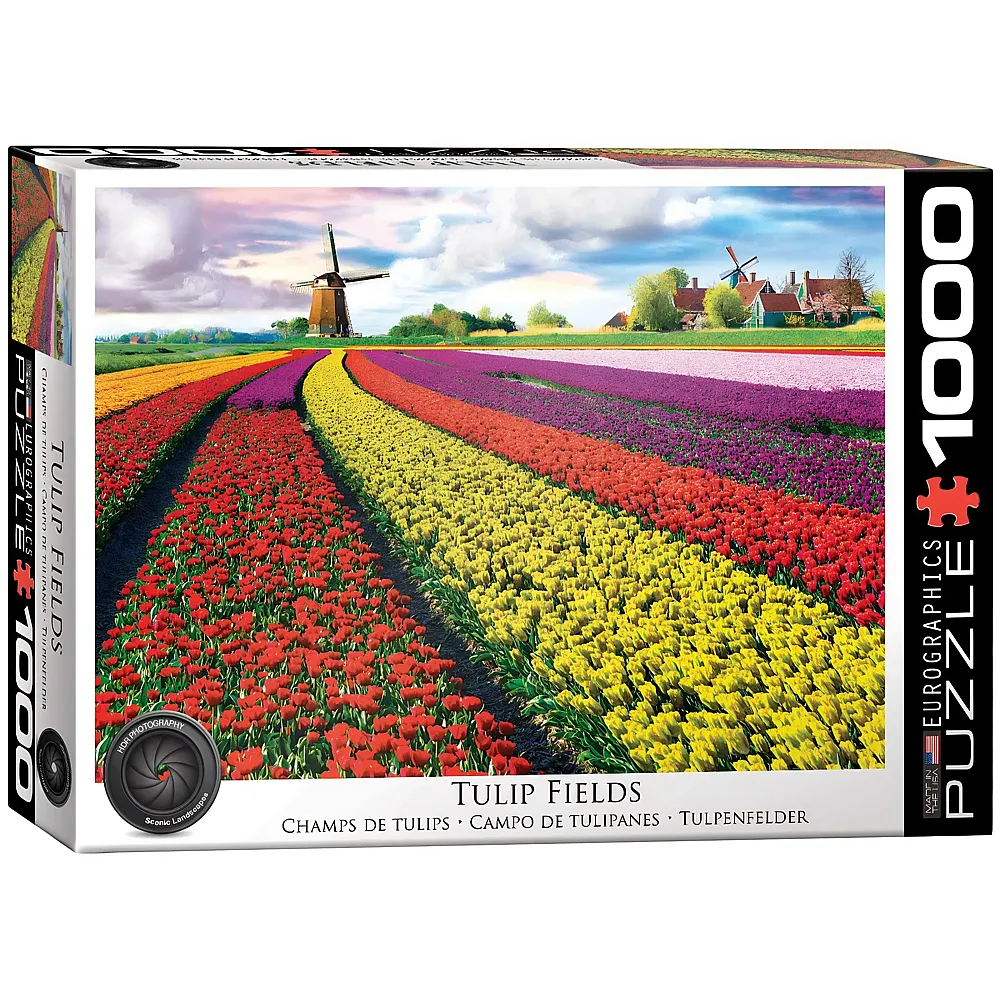 Eurographics Puzzle Tulpenfelder - 1000 Teile | Puzzle 1000 Teile