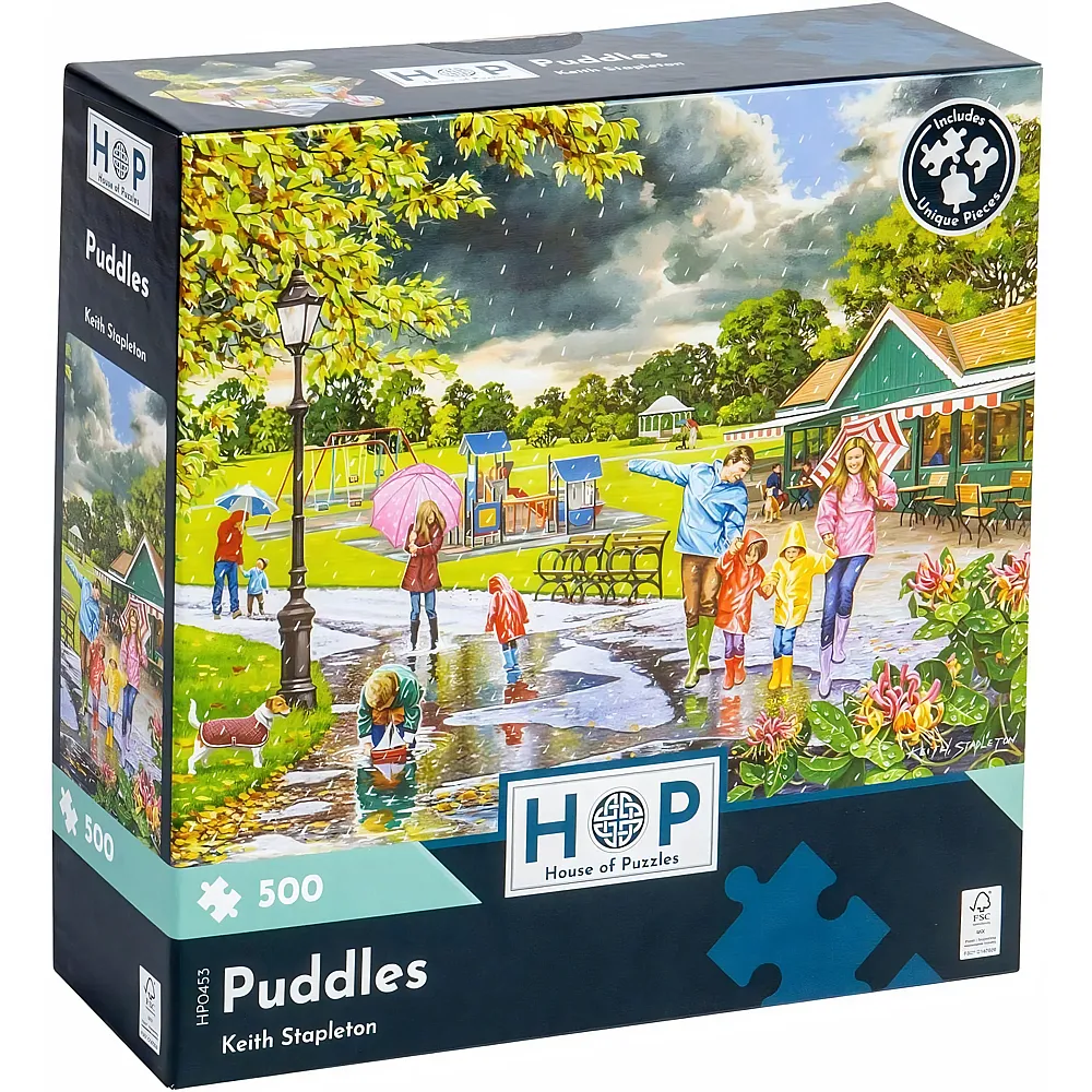 HOP - House of Puzzles Puddles 500Teile